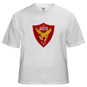 1MEB - A01 - 04 - 1st Marine Expeditionary Brigade - White T-Shirt